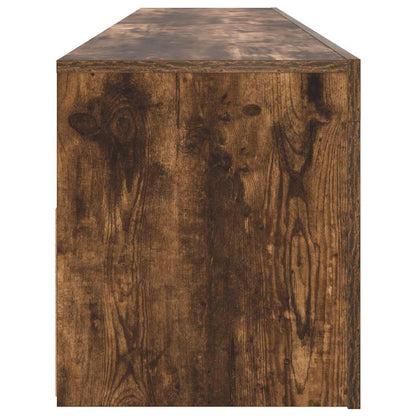 TV-Møbel Røkt Eik TV-benk med LED-lys 120x35x40 cm