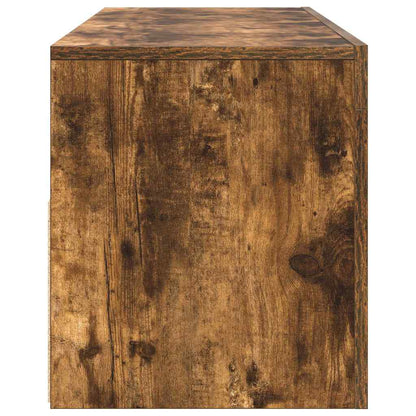 TV-Møbel Røkt Eik TV-benk med LED-lys 120x35x40 cm