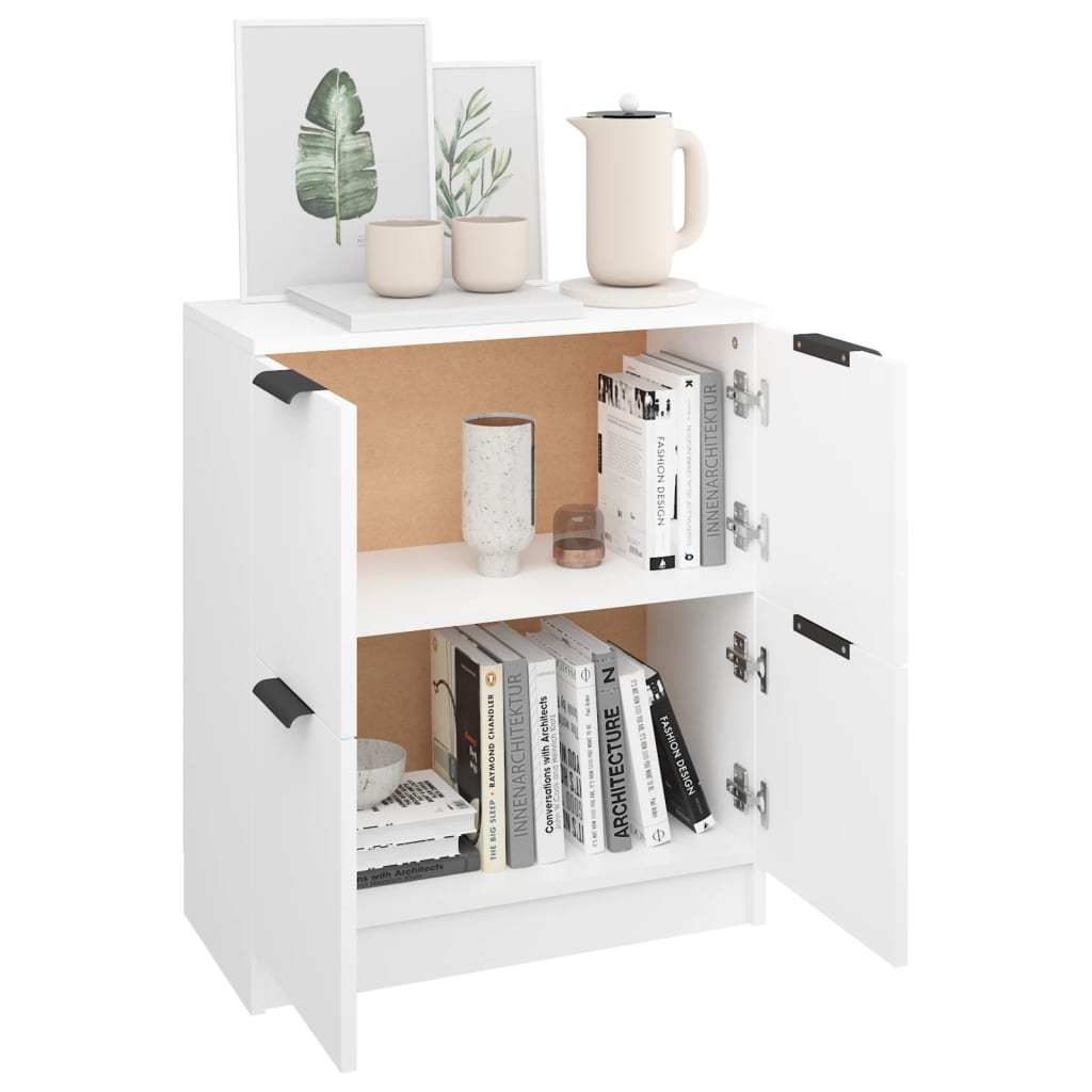 Skjenk Hvit 60x30x70 cm