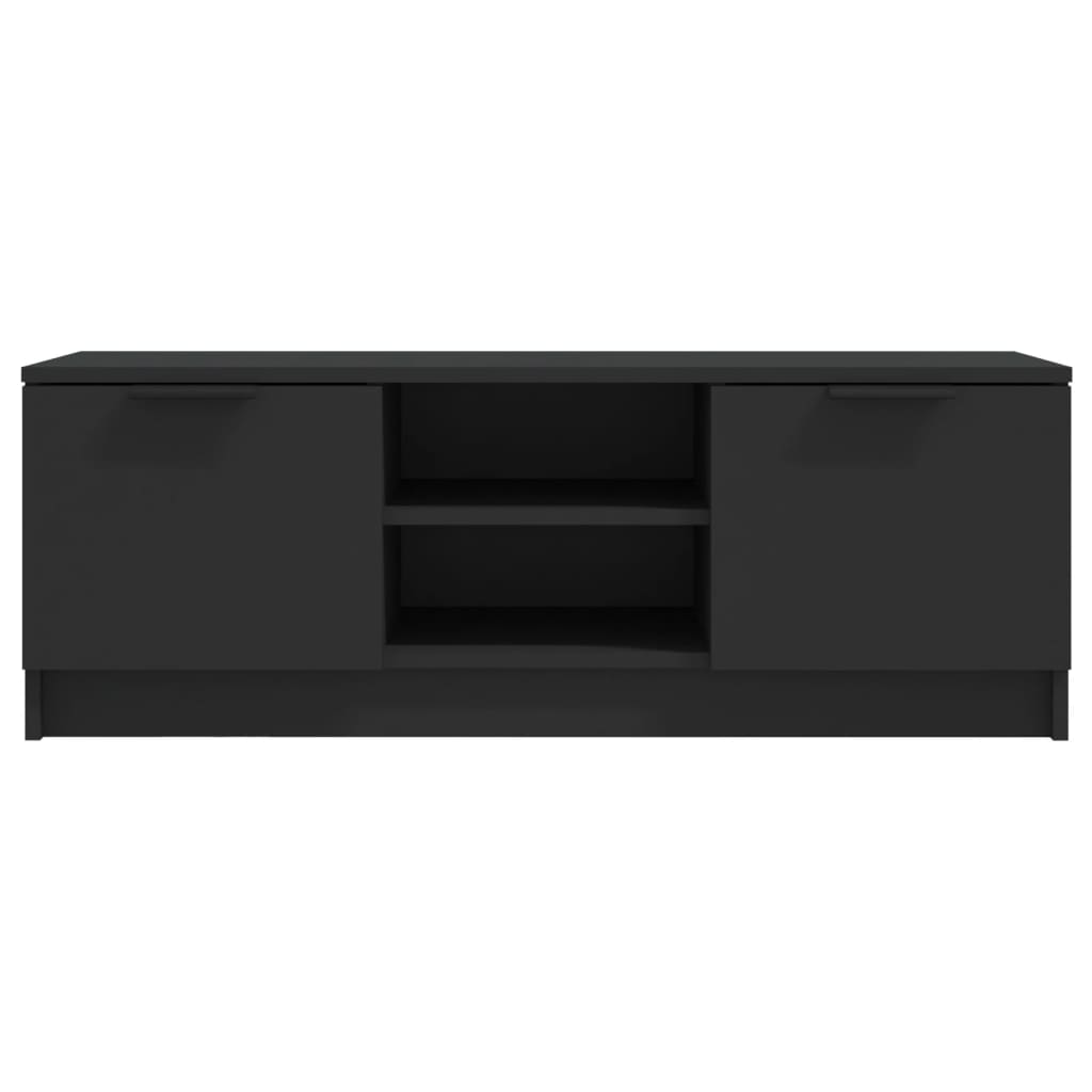 TV-Møbel Svart Tv-benk 102x35x36,5 cm