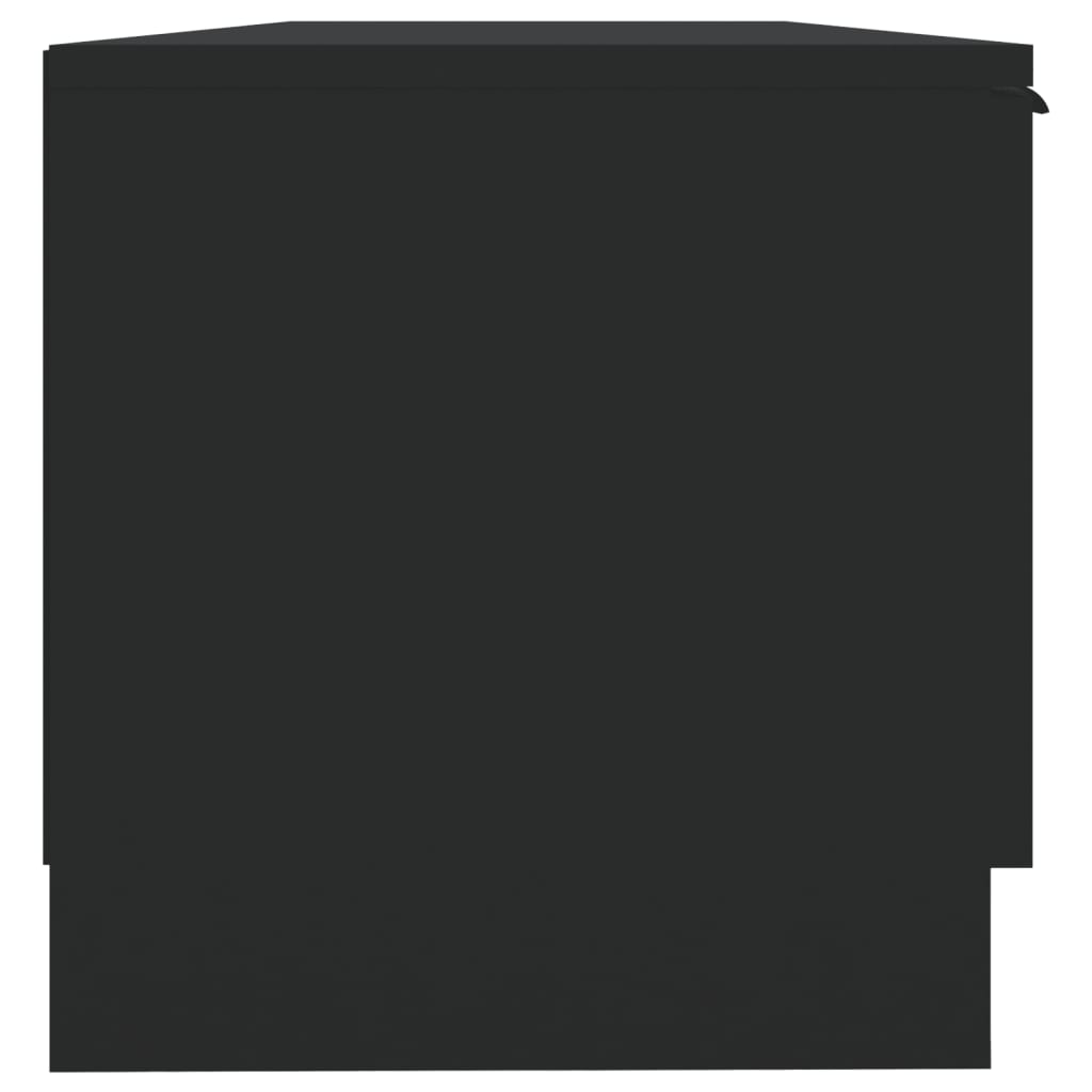 TV-Møbel Svart Tv-benk 102x35x36,5 cm