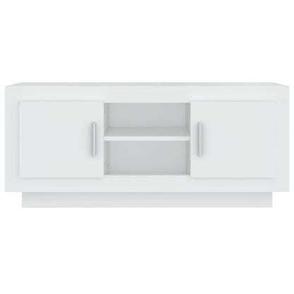 TV-Møbel Hvit TV-benk 102x35x45 cm