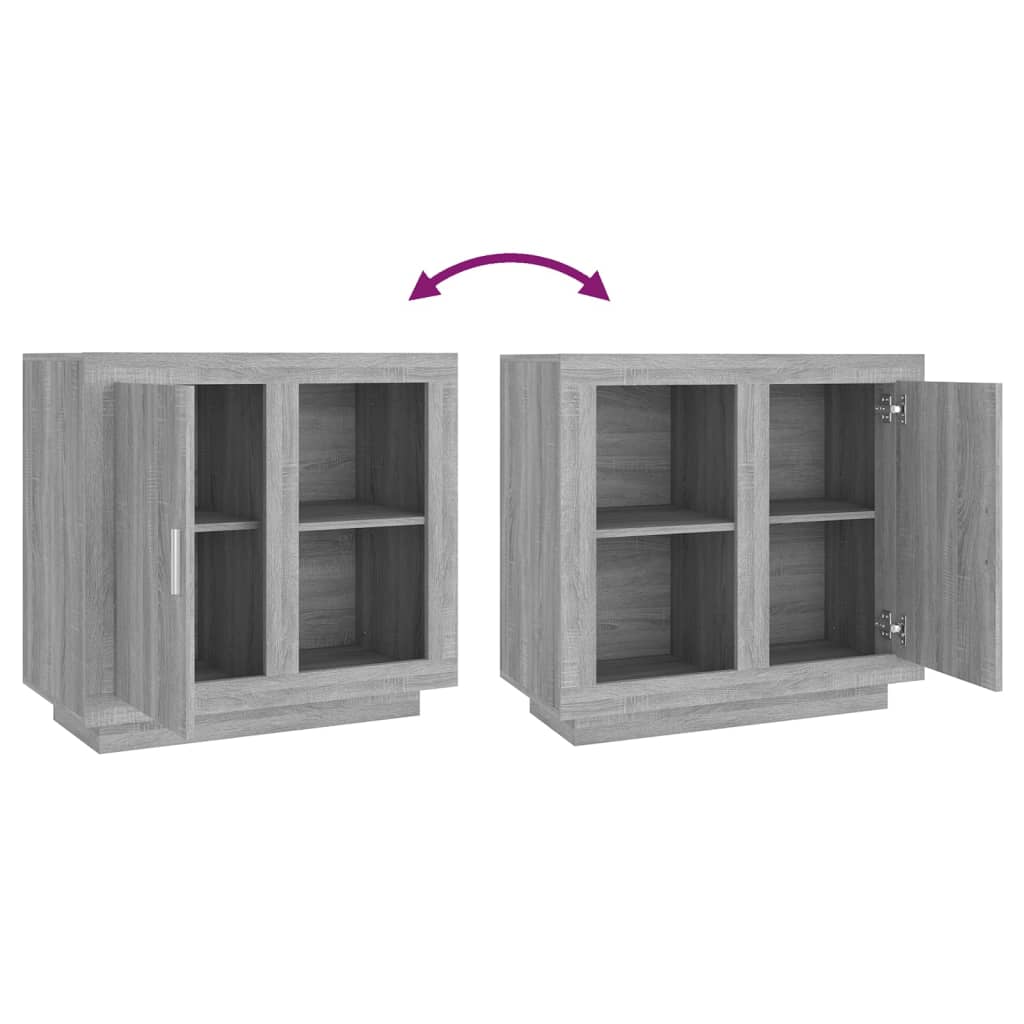 Skjenk Sonoma Grå 80x40x75 cm