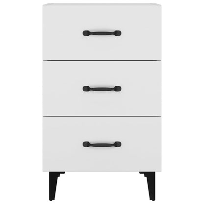 Nattbord Sengbord Hvit 40x40x66 cm