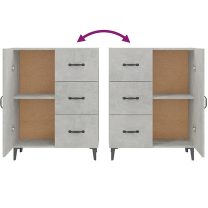 Skjenk Betonggrå 69,5x34x90 cm