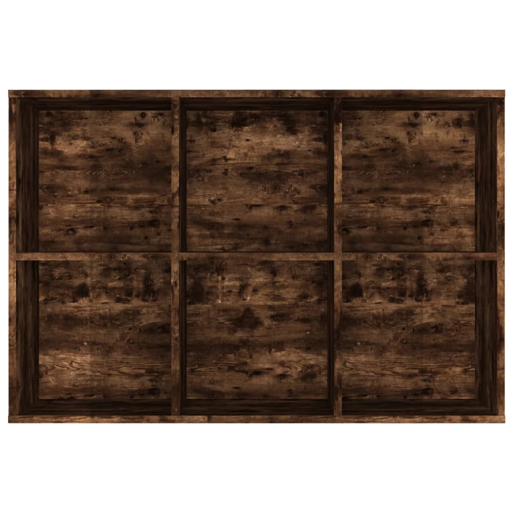 Bokhylle Røkt Eik 66x30x98 cm