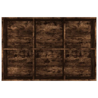 Bokhylle Røkt Eik 66x30x98 cm