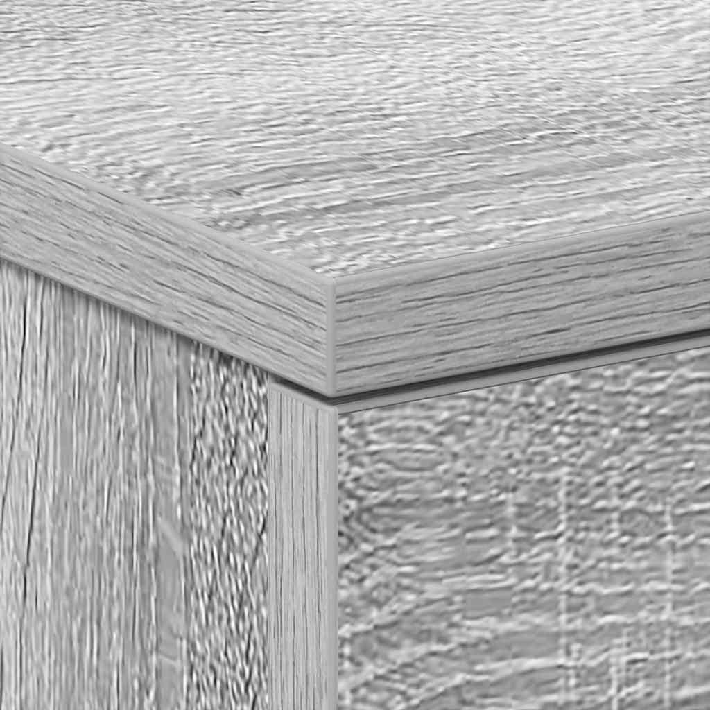 Nattbord Sengbord Sonoma Grå 38x35x56 cm