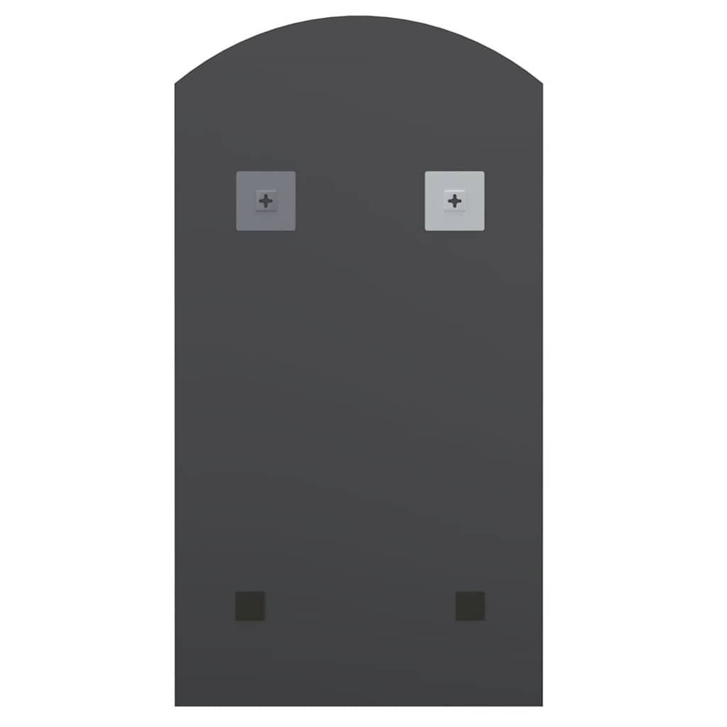 Veggspeil med LED-lys 90x45 cm glass oval