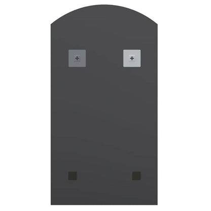 Veggspeil med LED-lys 90x45 cm glass oval