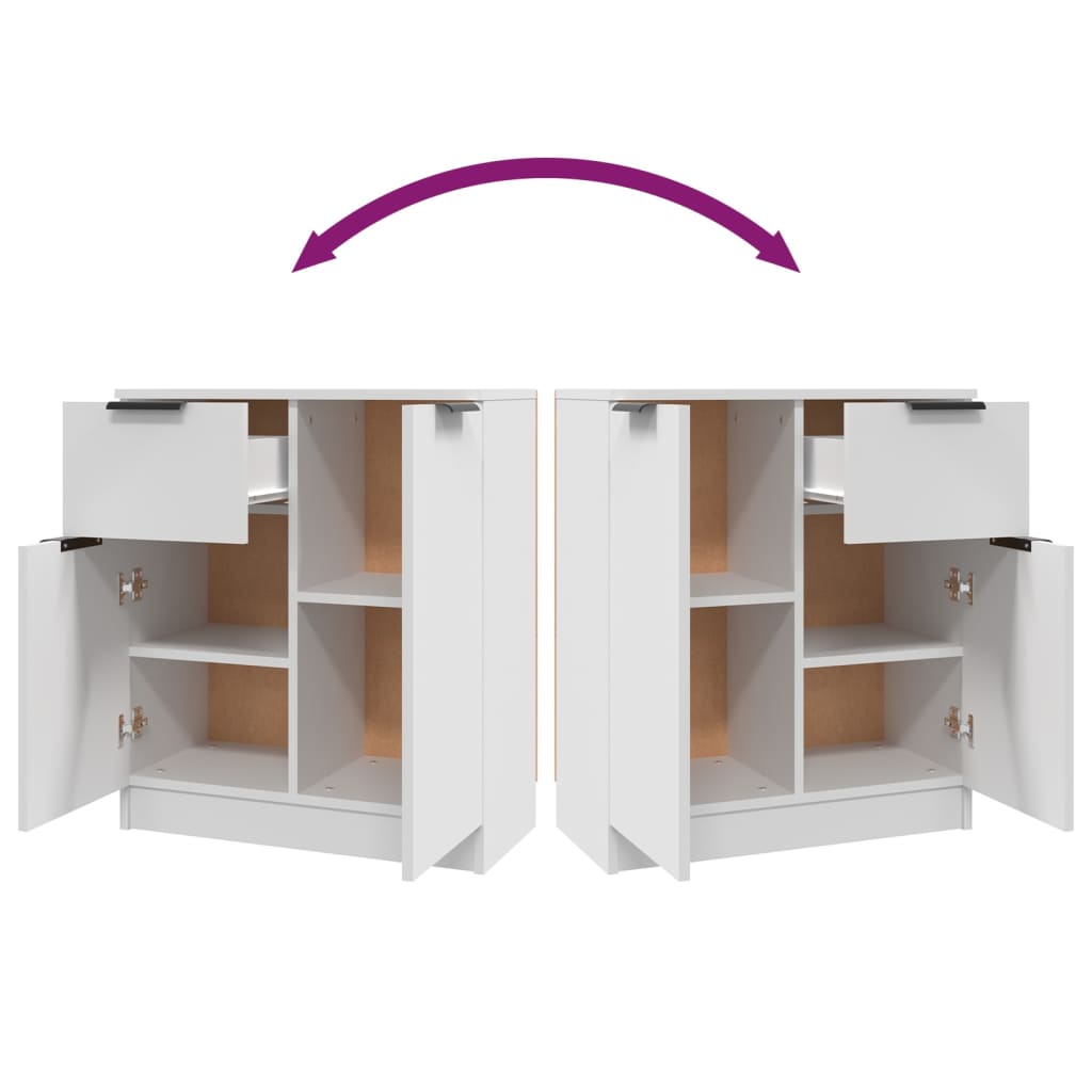 Skjenk Hvit 60x30x70 cm