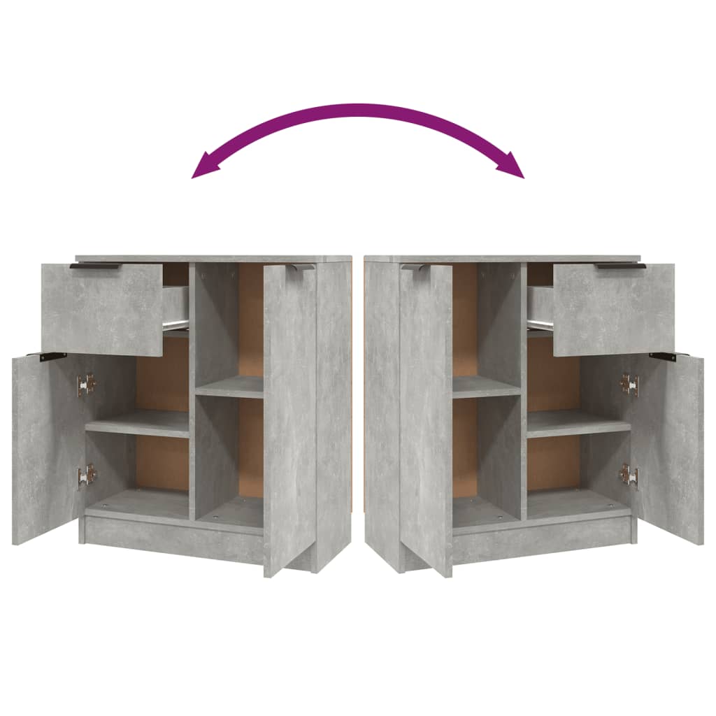 Skjenk Betonggrå 60x30x70 cm