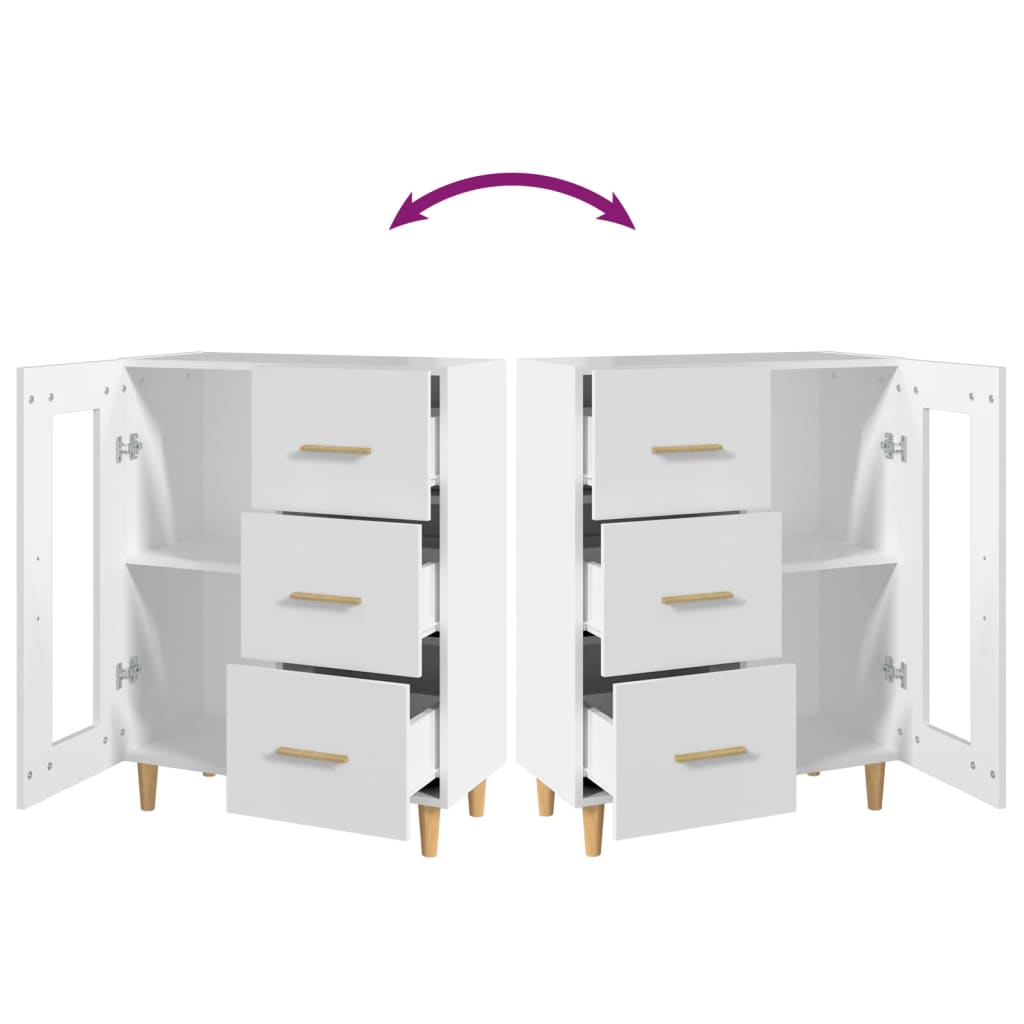 Skap Hvit 69,5x34x90 cm