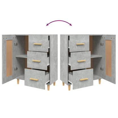 Skjenk Betonggrå 69,5x34x90 cm