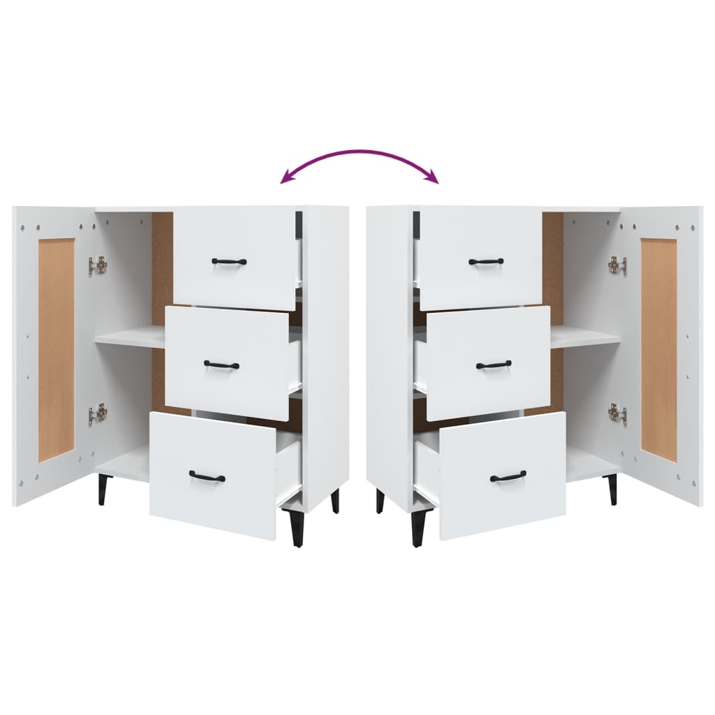 Skap Hvit 69,5x34x90 cm