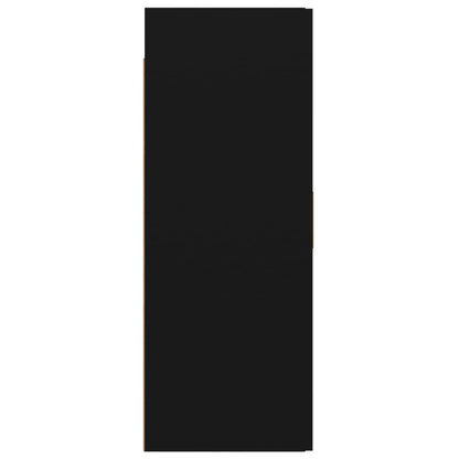Vegghylle Svart 69,5x34x90 cm
