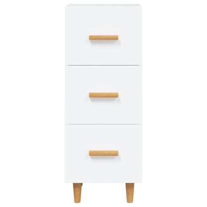 Skjenk Hvit 34,5x34x90 cm