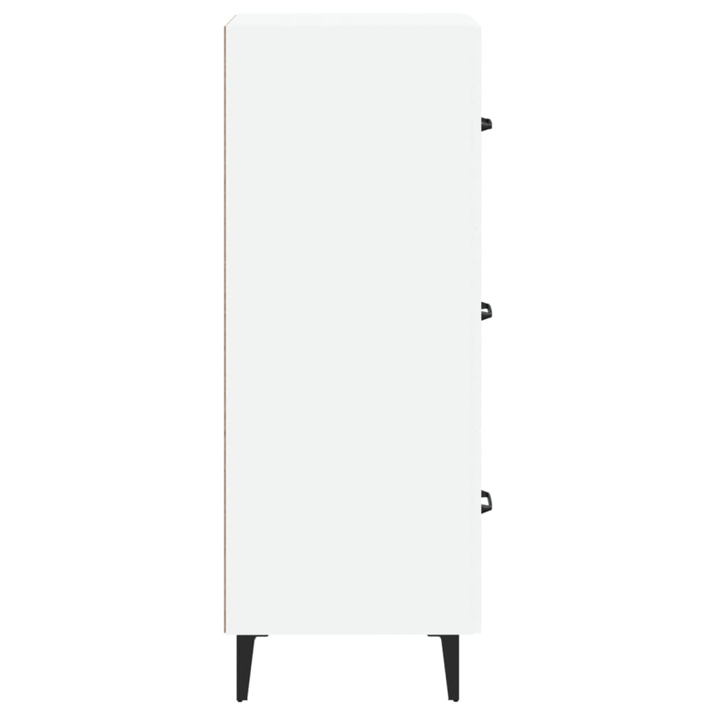 Skjenk Hvit 34,5x34x90 cm