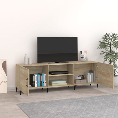 TV-benk sonoma eik 150x30x50 cm konstruert tre