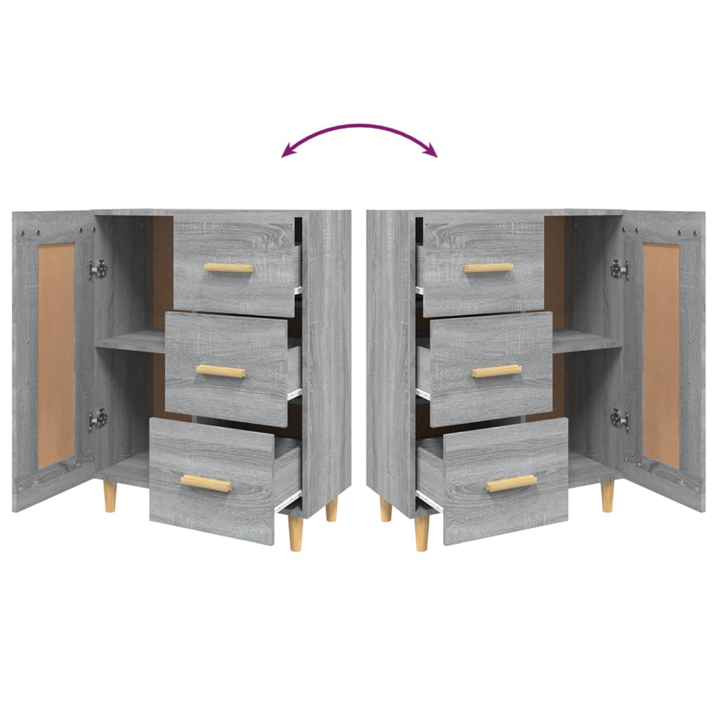 Skjenk Sonoma Grå 69,5x34x90 cm