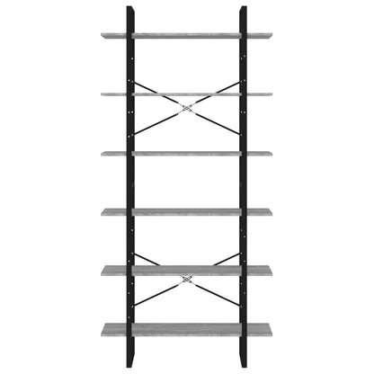 Bokhylle Sonoma Grå 100x30x210 cm