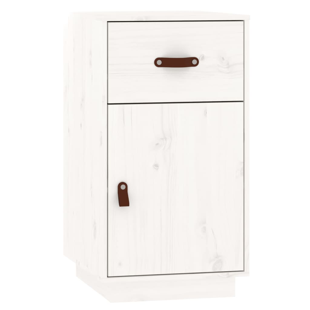 Sminkebord Hvit Sett LED heltre furu