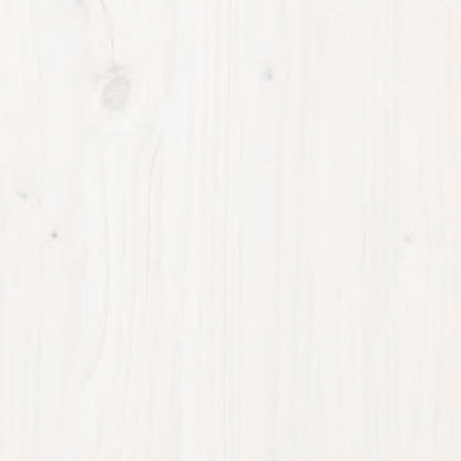 Skjenk Hvit 140x35x80 cm heltre furu