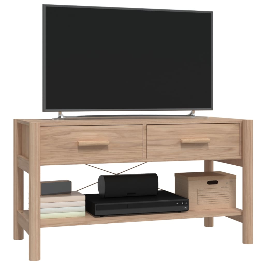 TV-benk svart 82x38x45 cm konstruert tre