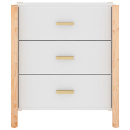 Skjenk Hvit 62x38x70 cm