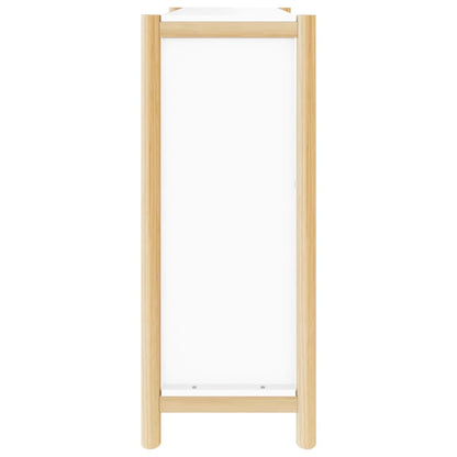 Skoskap Skohylle Skobenk Hvit 57,5x33x80 cm