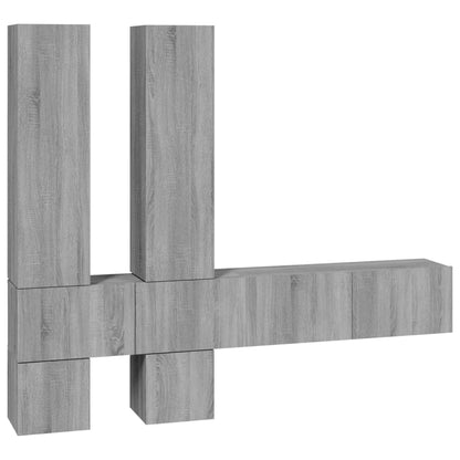 TV-Møbel Sonoma Grå Veggmontert TV-benk