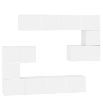 TV-Møbel Hvit Veggmontert TV-benk