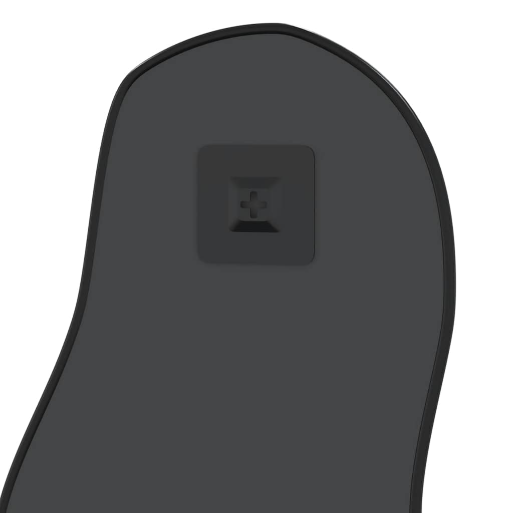 Veggspeil Svart 70x30 cm