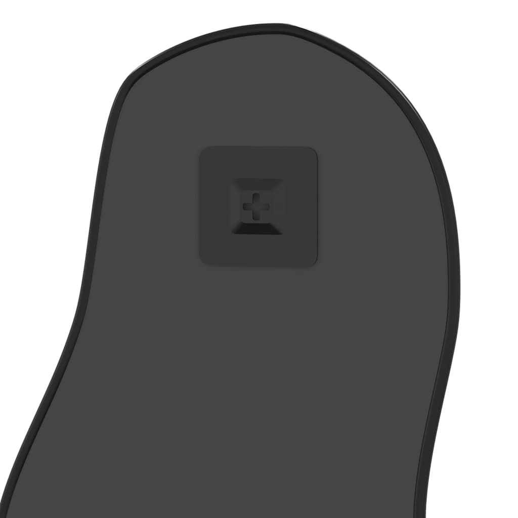 Veggspeil Svart 90x40 cm