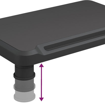 TV-Monitorstativ svart 38x24x10,5 cm