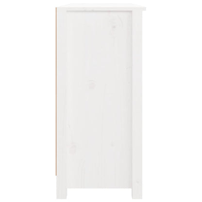 Skjenk Hvit 100x35x74 cm heltre furu