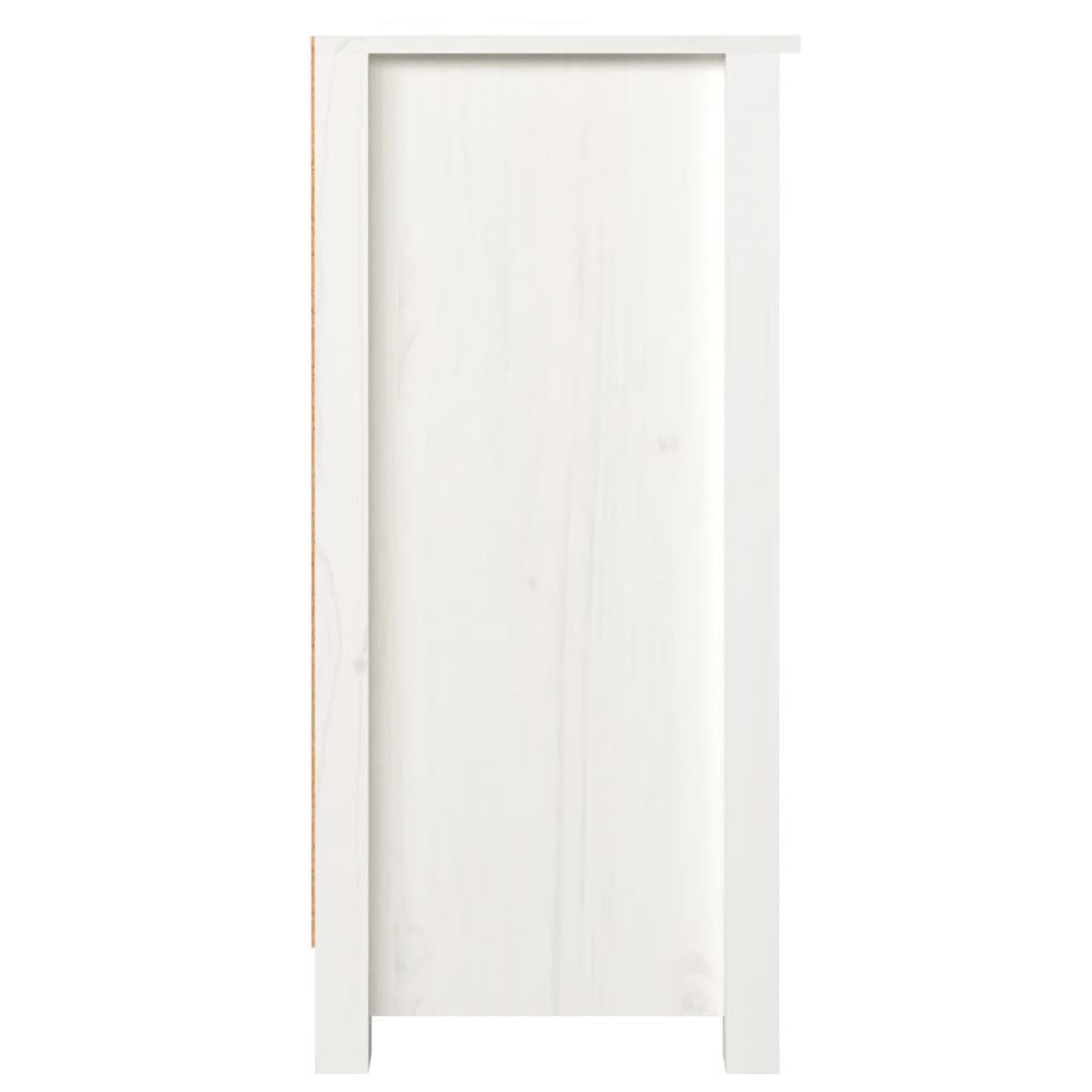 Skjenk Hvit 100x35x74 cm heltre furu