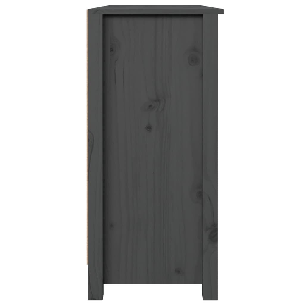 Skjenk Grå 100x35x74 cm heltre furu