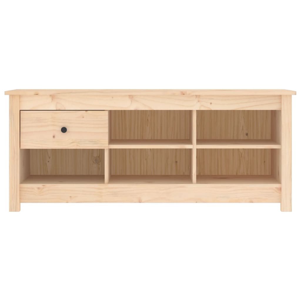 Skoskap Skobenk Skohylle 110x38x45,5 cm heltre furu