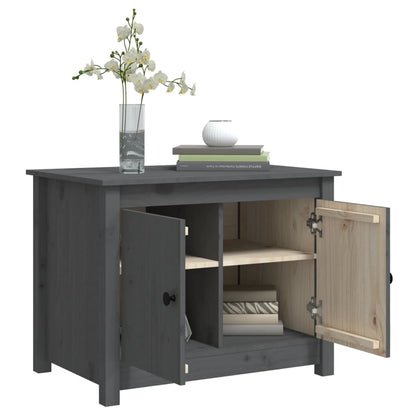 Salongbord Sofabord Grå 71x49x55 cm heltre furu