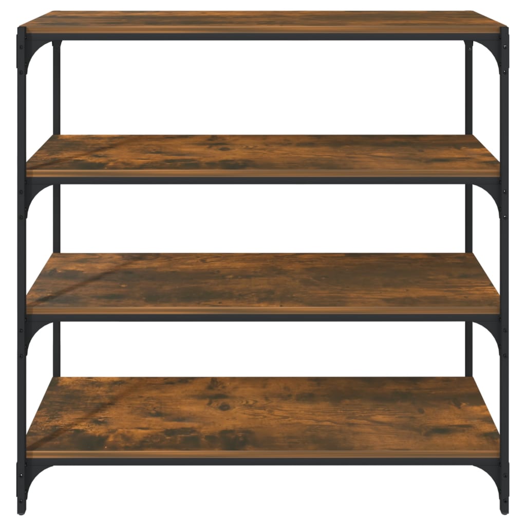 Bokhylle Røkt Eik 100x33x100 cm