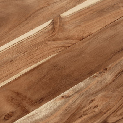 Salongbord Sofabord DIV. sølv rustfritt stål og heltre akasie