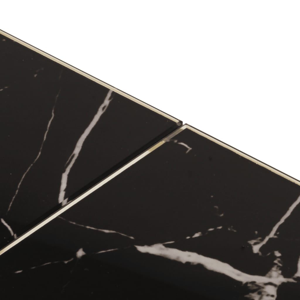 Salongbord Sofabord DIV. gull rustfritt stål og herdet glass