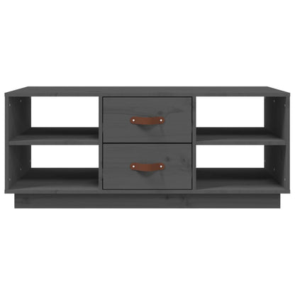 Salongbord Sofabord Grå 100x50x41 cm heltre furu