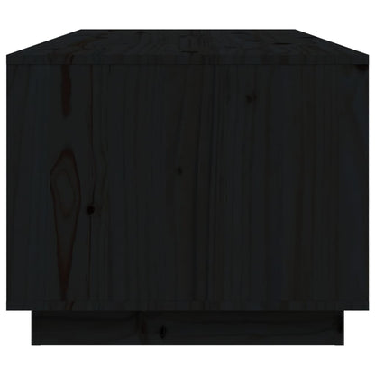 Salongbord Sofabord Svart 100x50x41 cm heltre furu