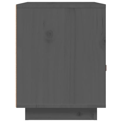 Nattbord 2 stk grå 40x34x45 cm heltre furu