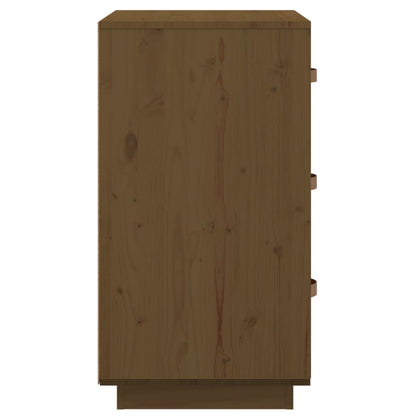 Nattbord Sengbord Honningbrun 40x40x75 cm heltre furu