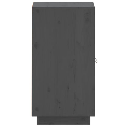 Skjenk Grå 34x40x75 cm heltre furu