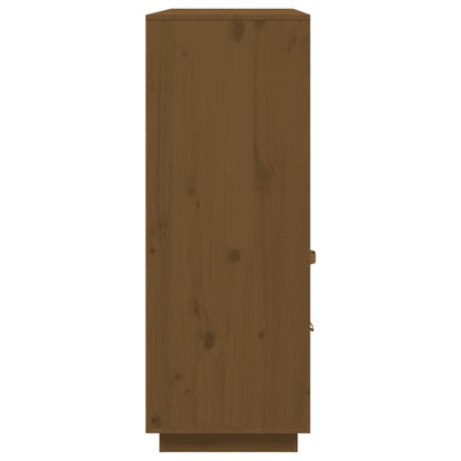 Vitrineskap Tre Honningbrun 100x40x108,5 cm heltre furu