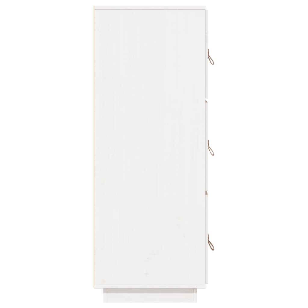 Skap Hvit 34x40x108,5 cm heltre furu